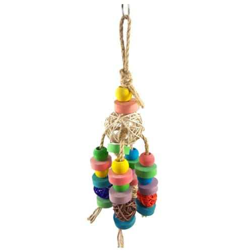 DOITOOL 2 Stück Schnur Vogelkäfig Spielzeug Papageienschaukelbrücke Kleines Vogelspielzeug Vogelholzblockspielzeug Vogel, Der Holzblock Kaut Hölzern Gestreifter Barsch Vögel DOITOOL 2 Stück Schnur Vogelkäfig Spielzeug Papageienschaukelbrücke Kleines Vogelspielzeug Vogelholzblockspielzeug Vogel, Der Holzblock Kaut Hölzern Gestreifter Barsch Vögel von DOITOOL