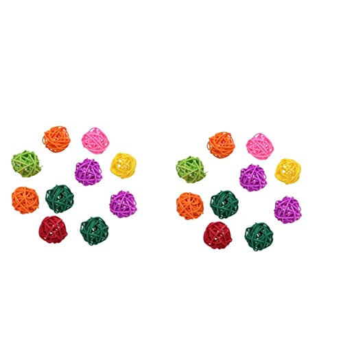 DOITOOL 2sets Papagei Kauen Rattan Vogel Spielzeug Vogel Käfig Ornament Geistige Sicher Für Vögel 10 Stücke * 2 DOITOOL 2sets Papagei Kauen Rattan Vogel Spielzeug Vogel Käfig Ornament Geistige Sicher Für Vögel 10 Stücke * 2 von DOITOOL