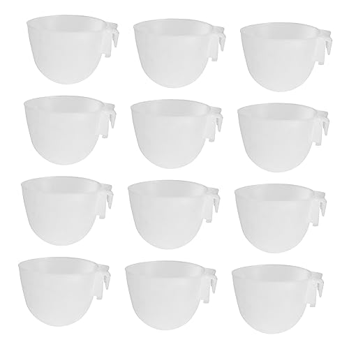 DOITOOL 20St Taubentrog Sandbecher Wasserspender für Hamster Vogelfutterspender Vogelkäfig Wo Tränkebecken für Geflügel Wasserspender für Tauben Haustier Vogelfütterer Container Hase Weiß DOITOOL 20St Taubentrog Sandbecher Wasserspender für Hamster Vogelfutterspender Vogelkäfig Wo Tränkebecken für Geflügel Wasserspender für Tauben Haustier Vogelfütterer Container Hase Weiß von DOITOOL
