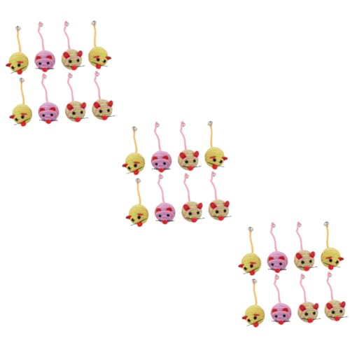 DOITOOL 24 neckt Katzen Ball Kätzchen interaktives Spielzeug Kauspielzeug für katzenspielzeug Spielzeug für Kätzchen Spielzeug für Haustiere zahnspielzeug für welpen kauen DOITOOL 24 neckt Katzen Ball Kätzchen interaktives Spielzeug Kauspielzeug für katzenspielzeug Spielzeug für Kätzchen Spielzeug für Haustiere zahnspielzeug für welpen kauen von DOITOOL