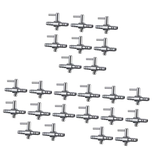 DOITOOL 3sets Regelventil Rohr Aquarium Anschlüsse 8-Loch Luft Ventil Regler Für Fisch Tank 8 Stück * 3 von DOITOOL