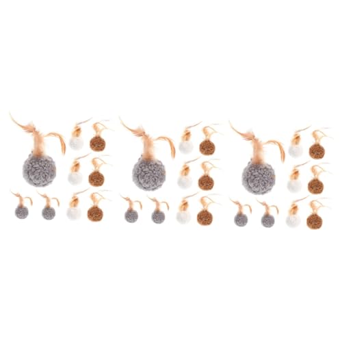 DOITOOL 3er-Sets Tragbares Spielzeug Weiches Plüsch-katzenspielzeug Katze Katzenzubehör Lustiges Und Kompaktes Katzenspielzeug 9 Stück * 3 DOITOOL 3er-Sets Tragbares Spielzeug Weiches Plüsch-katzenspielzeug Katze Katzenzubehör Lustiges Und Kompaktes Katzenspielzeug 9 Stück * 3 von DOITOOL