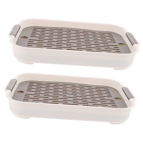 DOITOOL 2Er-Box Kaninchentoilette kleine Haustiertoilette Hamstertöpfchen Hundeunterlagen Meerschweinchen-Toilette aus Plastik Plastiktöpfchen für Haustiere Ecke Mülleimer Toilettenbox pp DOITOOL 2Er-Box Kaninchentoilette kleine Haustiertoilette Hamstertöpfchen Hundeunterlagen Meerschweinchen-Toilette aus Plastik Plastiktöpfchen für Haustiere Ecke Mülleimer Toilettenbox pp von DOITOOL