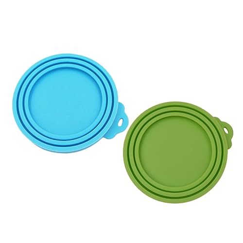 DOITOOL Schützen Sie Das Futter Ihrer Katze 2er-Pack Silikon-dosendeckel Zur Aufbewahrung Von Lebensmitteln Wiederverwendbar von DOITOOL