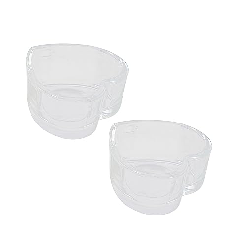 DOITOOL 2 Stück Futternäpfe Für Haustiere Chinchillas Hamster Ratten Auslaufsicher Leicht Zu Reinigen Und Für Kleintiere von DOITOOL