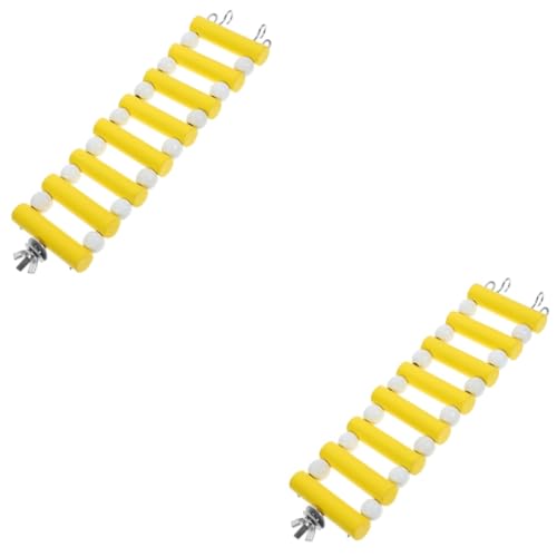 DOITOOL 2stücke Kleintier Spielzeug Für Hamster Meerschweinchen Multifunktionale Kletterleiter Als Trainingsleiter Mit Bunten Perlen Und Langlebig DOITOOL 2stücke Kleintier Spielzeug Für Hamster Meerschweinchen Multifunktionale Kletterleiter Als Trainingsleiter Mit Bunten Perlen Und Langlebig von DOITOOL