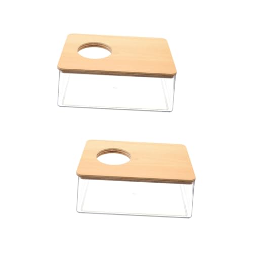 DOITOOL 2stücke Hamster Sandbad Box Transparente Für Kleine Haustiere Leicht Zu Reinigen Multifunktional Als Bad Und Toilette Und Praktisch DOITOOL 2stücke Hamster Sandbad Box Transparente Für Kleine Haustiere Leicht Zu Reinigen Multifunktional Als Bad Und Toilette Und Praktisch von DOITOOL