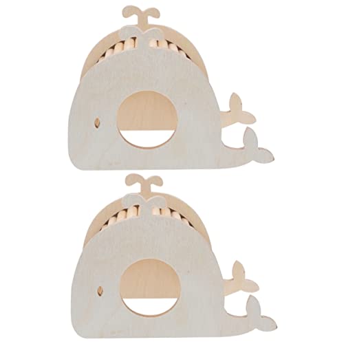 DOITOOL 2St Hamsternest kleines Versteck für Hamster Rennmaushaus aus Holz Spielzeug Haustier Hamster-Verstecknest meerschweinchen versteck kauen Hamsterkäfig Trainingsleiter Holzleiter DOITOOL 2St Hamsternest kleines Versteck für Hamster Rennmaushaus aus Holz Spielzeug Haustier Hamster-Verstecknest meerschweinchen versteck kauen Hamsterkäfig Trainingsleiter Holzleiter von DOITOOL