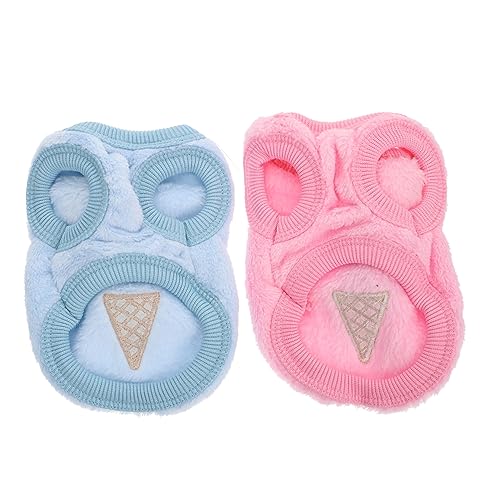 DOITOOL 2stücke Teiliges Kostüm Für Haustiere Mit Hasenweste Atmungsaktive Bunny Bekleidung Für Kleine Hunde Und Katzen Für Partys Und Outdoor-aktivitäten Süßes Eiscreme-Muster Und DOITOOL 2stücke Teiliges Kostüm Für Haustiere Mit Hasenweste Atmungsaktive Bunny Bekleidung Für Kleine Hunde Und Katzen Für Partys Und Outdoor-aktivitäten Süßes Eiscreme-Muster Und von DOITOOL