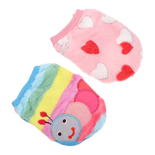 DOITOOL Jungenkleidung 2St Hasenkleidung Hund Junge Pullover Plüschtiere warm weich Kleider Haustier Frettchen Kleidung Eichhörnchen Kleidung Kätzchen Weste Chihuahua Gurt Korallenvlies DOITOOL Jungenkleidung 2St Hasenkleidung Hund Junge Pullover Plüschtiere warm weich Kleider Haustier Frettchen Kleidung Eichhörnchen Kleidung Kätzchen Weste Chihuahua Gurt Korallenvlies von DOITOOL