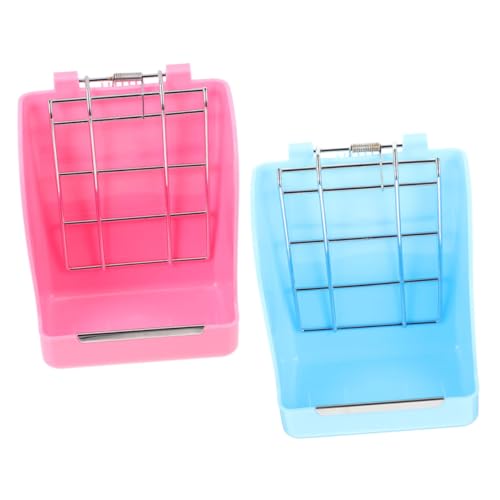 DOITOOL 2st Haustier Fütterung Regal Futternapfständer Kunststoffbehälter Häschen-Feeder to-go-behälter Aus Kunststoff Futterbehälter Spenderbehälter Kaninchenfutter Hamster DOITOOL 2st Haustier Fütterung Regal Futternapfständer Kunststoffbehälter Häschen-Feeder to-go-behälter Aus Kunststoff Futterbehälter Spenderbehälter Kaninchenfutter Hamster von DOITOOL