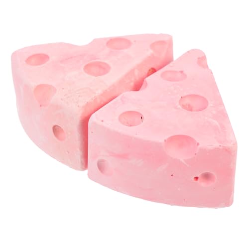 DOITOOL 2st Käse Käse Mozzarella Spielzeug Igel Hamsterkäfig Kalziumgips DOITOOL 2st Käse Käse Mozzarella Spielzeug Igel Hamsterkäfig Kalziumgips von DOITOOL