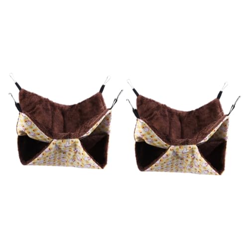DOITOOL 2 Stück Warme Eichhörnchen-hängematte Für Hamster Hängebett Doppellagig Weiche Haustiermatte Für Kleintiere Eichhörnchenbett Und Matte Große Größe 35 X 35 cm Gelbes Häschen DOITOOL 2 Stück Warme Eichhörnchen-hängematte Für Hamster Hängebett Doppellagig Weiche Haustiermatte Für Kleintiere Eichhörnchenbett Und Matte Große Größe 35 X 35 cm Gelbes Häschen von DOITOOL