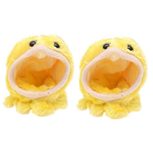 DOITOOL 2 Stück Krakenform Warmes Bett Haustierspielzeug Käfig Ratte Hamster Vogel Eichhörnchen Gelb Leicht Zu Reinigen Von Hand Waschbar DOITOOL 2 Stück Krakenform Warmes Bett Haustierspielzeug Käfig Ratte Hamster Vogel Eichhörnchen Gelb Leicht Zu Reinigen Von Hand Waschbar von DOITOOL