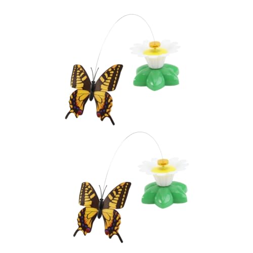 DOITOOL 2St Katze Schmetterling Spielzeug rotierendes katzenspielzeug Spielzeuge das elektrisches Katzenspielzeug Elektrischer Katzen-Teaser Weihnachten Hauskatze DOITOOL 2St Katze Schmetterling Spielzeug rotierendes katzenspielzeug Spielzeuge das elektrisches Katzenspielzeug Elektrischer Katzen-Teaser Weihnachten Hauskatze von DOITOOL