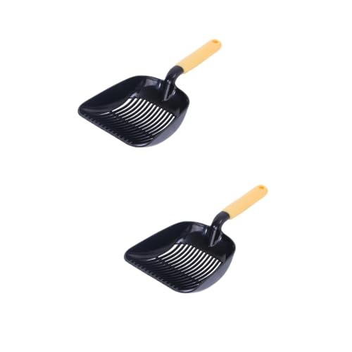 DOITOOL 2St Haustier Antihaft-Katzenschaufel Kotschaufel aus Metall petg Spachtel katzenklo zubehör cat Litter Shovel Hundestreu Schaufel Aluminiumlegierung Müllschaufel Katzenstreu von DOITOOL