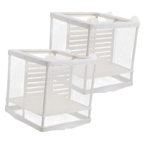 DOITOOL 2er-Box Inkubationsnetz Trennbox Für Aquarien Aquarienmaschenzüchter Inkubator Zum Laichen Von Fischen Zuchtnetzkasten Für Fischinkubatoren Weiß Plastik Acryl Zierfische DOITOOL 2er-Box Inkubationsnetz Trennbox Für Aquarien Aquarienmaschenzüchter Inkubator Zum Laichen Von Fischen Zuchtnetzkasten Für Fischinkubatoren Weiß Plastik Acryl Zierfische von DOITOOL