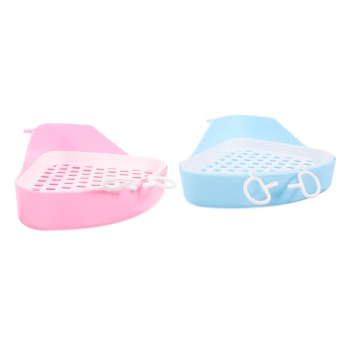 DOITOOL 2Er-Box Kaninchentoilette Katzenklo für Katzen Tragbare Toilette Haustier Hamster Abnehmbares Töpfchen für Kaninchen Meerschweinchen Töpfchen Haushalt Mülleimer Sandbecken Hase DOITOOL 2Er-Box Kaninchentoilette Katzenklo für Katzen Tragbare Toilette Haustier Hamster Abnehmbares Töpfchen für Kaninchen Meerschweinchen Töpfchen Haushalt Mülleimer Sandbecken Hase von DOITOOL