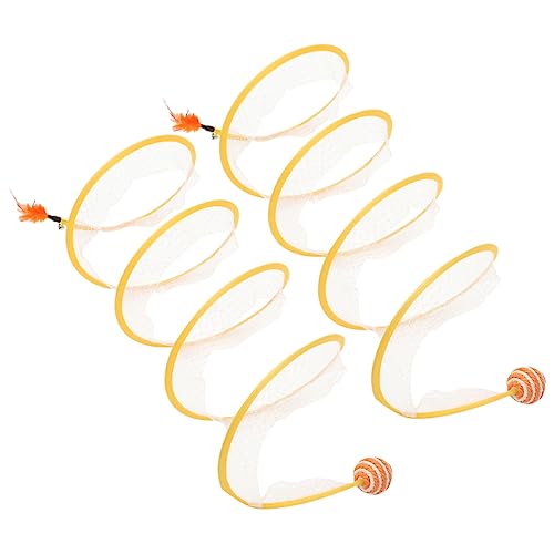 DOITOOL Katzenspielzeug für Hauskatzen 2er-Pack Interaktives Kätzchenspielzeug Katzentunnel S-förmiger Katzenkratzspielzeug Katzenspielzeug DOITOOL Katzenspielzeug für Hauskatzen 2er-Pack Interaktives Kätzchenspielzeug Katzentunnel S-förmiger Katzenkratzspielzeug Katzenspielzeug von DOITOOL