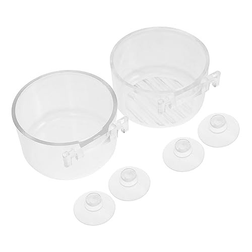 DOITOOL Automatischer Futterspender Für Aquarien 2 Stück Wasserpflanzenbecher Mückenlarven-futterspender von DOITOOL