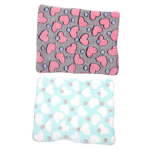 DOITOOL 2st Hamster Pad Matratzenschoner Kaninchen Liefert Mini Korallenvlies von DOITOOL