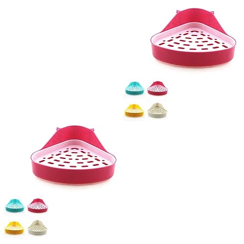 DOITOOL 2 Stück Meerschweinchen-töpfchentrainer Dreieckiges Töpfchen Katzentoilette für Kleintiere Einfaches Töpfchentraining Platzsparend für Hamster Frettchen Chinchilla DOITOOL 2 Stück Meerschweinchen-töpfchentrainer Dreieckiges Töpfchen Katzentoilette für Kleintiere Einfaches Töpfchentraining Platzsparend für Hamster Frettchen Chinchilla von DOITOOL