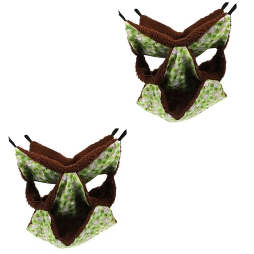 DOITOOL 2 Stücke Haustier Schlaf Hängematte Meerschweinchen Bett Hängen Design Plüsch Material Für Wärme Entspannung DOITOOL 2 Stücke Haustier Schlaf Hängematte Meerschweinchen Bett Hängen Design Plüsch Material Für Wärme Entspannung von DOITOOL