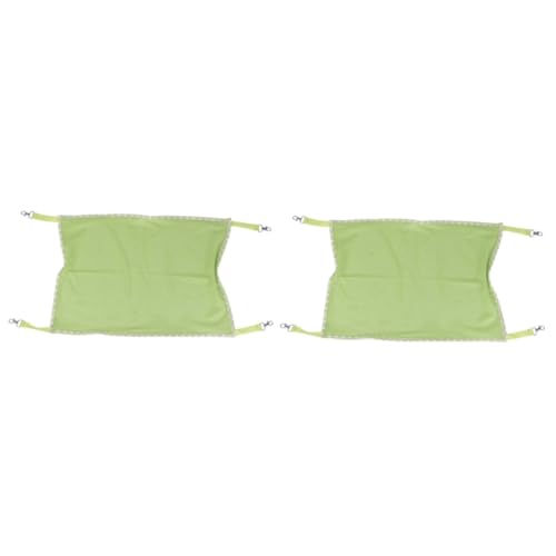 DOITOOL 2 Stücke Katze Mesh Hängematte Bett Für Käfig Haustier Schlaf Pad Frühling Clips Atmungsaktiv Grün Große DOITOOL 2 Stücke Katze Mesh Hängematte Bett Für Käfig Haustier Schlaf Pad Frühling Clips Atmungsaktiv Grün Große von DOITOOL