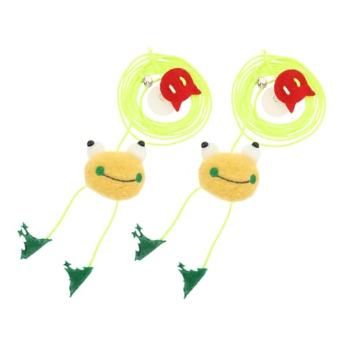 DOITOOL Elastisches Katzenspielzeug Zum Aufhängen Quietschendes Verspieltes Katzen-backenzahnspielzeug 2er-Pack Katzen-Teaser-schaukel Quietschendes Katzenspielzeug für Kätzchen DOITOOL Elastisches Katzenspielzeug Zum Aufhängen Quietschendes Verspieltes Katzen-backenzahnspielzeug 2er-Pack Katzen-Teaser-schaukel Quietschendes Katzenspielzeug für Kätzchen von DOITOOL