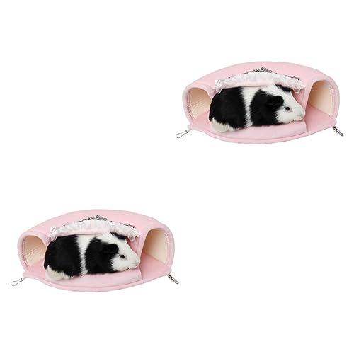 DOITOOL 2 Stücke Elegante Haustier Hängematte Hamster Bett Komfortable Kissen Hängen Wiege Für Tiere Größe S von DOITOOL