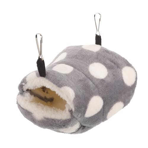 DOITOOL 2 Stück Trendige Tier-hängematte Für Papageien Hamster Chinchillas Fleece-haustierbett Helle Punkte Warm Und Bequem von DOITOOL