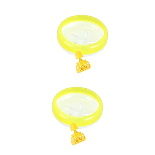 DOITOOL 2 Stücke Haustier Laufrad Für Hamster 18cm Kunststoff Übung Rad Mit Für Mäuse DOITOOL 2 Stücke Haustier Laufrad Für Hamster 18cm Kunststoff Übung Rad Mit Für Mäuse von DOITOOL