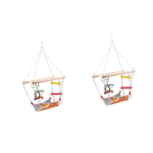 DOITOOL 2stücke Hamster Spielzeug Mit Leiter Und Hängematte Praktisches Vogelspielzeug Für Papageien Kleintiere Fördert Bewegung Und Spaß Sicheres Material Für Haustiere Für DOITOOL 2stücke Hamster Spielzeug Mit Leiter Und Hängematte Praktisches Vogelspielzeug Für Papageien Kleintiere Fördert Bewegung Und Spaß Sicheres Material Für Haustiere Für von DOITOOL