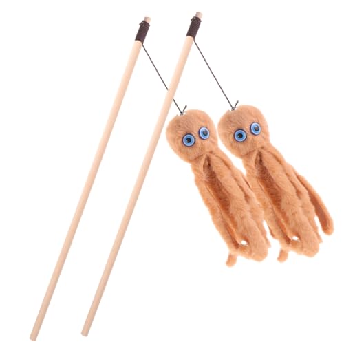 DOITOOL 2st Spielzeug Kauen Kleines Katzenspielzeug Katzen-Teaser-Stick Spielzeug Für Kätzchen Katzenminze Mäuse Spielzeug Für Katzen Angelrute Katzenspielzeug Beissen Stock Plüsch DOITOOL 2st Spielzeug Kauen Kleines Katzenspielzeug Katzen-Teaser-Stick Spielzeug Für Kätzchen Katzenminze Mäuse Spielzeug Für Katzen Angelrute Katzenspielzeug Beissen Stock Plüsch von DOITOOL