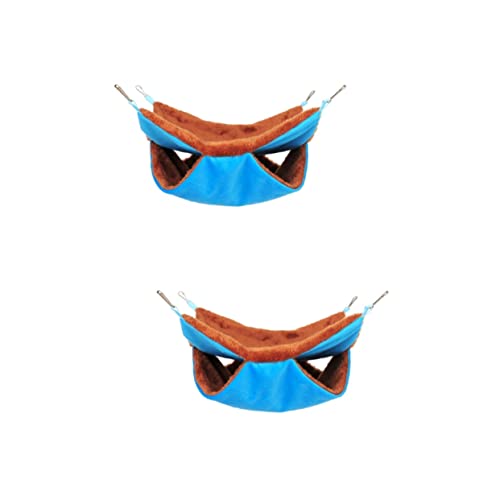 DOITOOL 2 Stücke Luxuriöse Eichhörnchen Hamster Sugar Glider Hängematte Doppel Schicht Haustier Käfig Bett Gemütliche Schlaf Nest Größe L DOITOOL 2 Stücke Luxuriöse Eichhörnchen Hamster Sugar Glider Hängematte Doppel Schicht Haustier Käfig Bett Gemütliche Schlaf Nest Größe L von DOITOOL