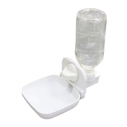 DOITOOL 3 STK Futterautomat Wasserflasche Weiß Plastik Igelkäfig Hündchen von DOITOOL