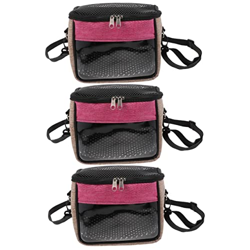 DOITOOL 3 Stück Belüftete Eichhörnchentasche Chinchilla-Tasche und Leicht Zu Tragen Outdoor-Hamster-Tragetasche von DOITOOL