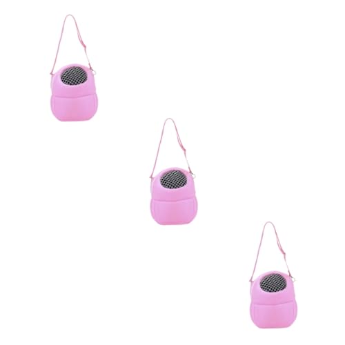 DOITOOL 3 Stück Haustiertasche Für Den Außenbereich Kompakte Hamstertasche Haustiertrage-Rucksack Aufbewahrung Weich Atmungsaktiv Für Den Heimgebrauch von DOITOOL