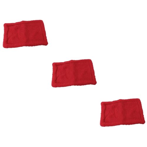 DOITOOL 3 Pcs Tadellosen Handwerkskunst 30x20cm Hamster Warme Pad Haustier Bett Tier Schlaf Matte Für von DOITOOL