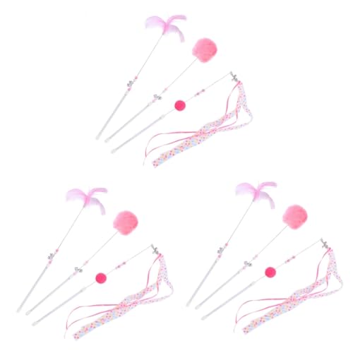 DOITOOL 3sätze Teiliges Interaktives Katzen-Spielzeug Professioneller Spielzeug-Stick Federn Für Katzen Und Kätzchen Fördert Bewegung Und Gesundheit Waschbar DOITOOL 3sätze Teiliges Interaktives Katzen-Spielzeug Professioneller Spielzeug-Stick Federn Für Katzen Und Kätzchen Fördert Bewegung Und Gesundheit Waschbar von DOITOOL