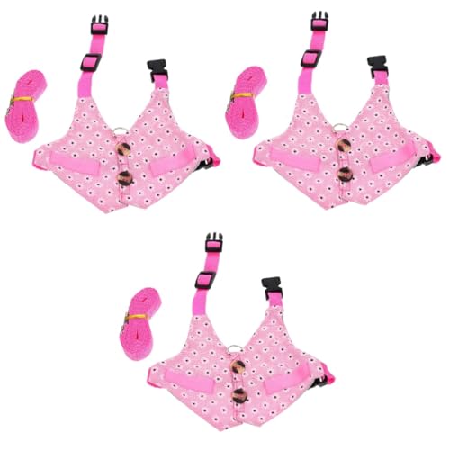 DOITOOL 3 Sätze Hasenkleidung klein Haustier-Geschirr-Kleid Hamster Muskelshirt Welpengeschirr Sommerhasen-Geschirr sommerliches Haustierkostü Cosplay Weste schmücken Gürtel Reisen Leine DOITOOL 3 Sätze Hasenkleidung klein Haustier-Geschirr-Kleid Hamster Muskelshirt Welpengeschirr Sommerhasen-Geschirr sommerliches Haustierkostü Cosplay Weste schmücken Gürtel Reisen Leine von DOITOOL