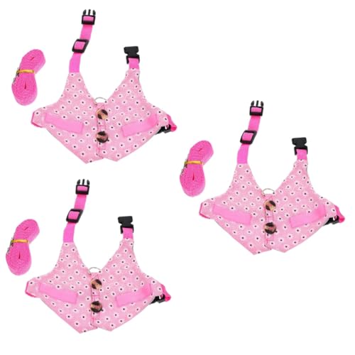 DOITOOL 3 Sätze Hasenkleidung Leine Für Kleintiere Kaninchenweste Mit Leine Seil Leine Kleines Hundekleid Guinea-Geschirr-Leine Haustierkleidung Haustieranzug Cosplay Reisen Baumwolle DOITOOL 3 Sätze Hasenkleidung Leine Für Kleintiere Kaninchenweste Mit Leine Seil Leine Kleines Hundekleid Guinea-Geschirr-Leine Haustierkleidung Haustieranzug Cosplay Reisen Baumwolle von DOITOOL