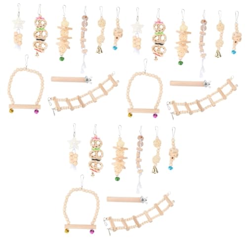 DOITOOL 3 Sets Papagei Schaukel Spielzeug Vogel Spielzeug Zugbrücke Haustier Kauen Spielzeug Für Vögel Holz Vogel Kauen Spielzeug DOITOOL 3 Sets Papagei Schaukel Spielzeug Vogel Spielzeug Zugbrücke Haustier Kauen Spielzeug Für Vögel Holz Vogel Kauen Spielzeug von DOITOOL