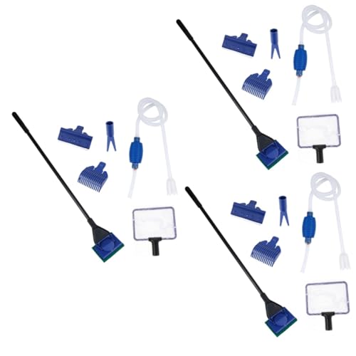 DOITOOL 3 Sätze Reinigungsset für Aquarien Siphonreiniger für Aquarien Kiesreiniger Werkzeug glasreiniger Aquariumreiniger Aquarienkies-Reinigungswerkzeug Kies Werkzeug Vakuum einstellen DOITOOL 3 Sätze Reinigungsset für Aquarien Siphonreiniger für Aquarien Kiesreiniger Werkzeug glasreiniger Aquariumreiniger Aquarienkies-Reinigungswerkzeug Kies Werkzeug Vakuum einstellen von DOITOOL
