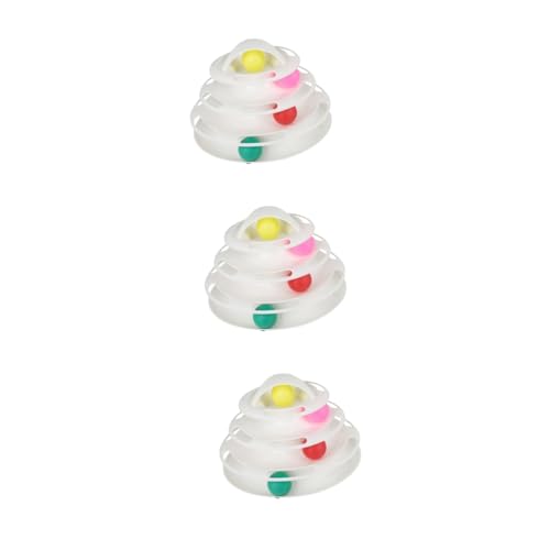 DOITOOL 3 Stücke 4 Interaktive Automatische Katze Spielzeug 4 Ebene Track Unterhaltung Platte Pet Supplies Indoor Katze Spielzeug DOITOOL 3 Stücke 4 Interaktive Automatische Katze Spielzeug 4 Ebene Track Unterhaltung Platte Pet Supplies Indoor Katze Spielzeug von DOITOOL