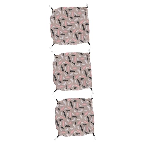 DOITOOL 3 Stücke Warme Meerschweinchen Hängematte Hideout Haustier Bett Für Plüsch Hamster Schaukel Hängen Haken von DOITOOL