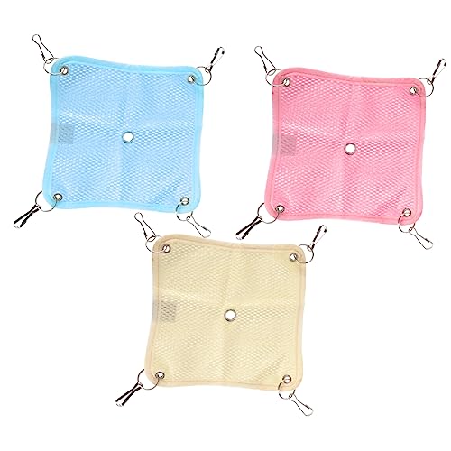 DOITOOL Hamster Hängematte Spielzeug 3pcs Pet Hängematten Hängematte Bett Platzsparend für Haustier Ruhen DOITOOL Hamster Hängematte Spielzeug 3pcs Pet Hängematten Hängematte Bett Platzsparend für Haustier Ruhen von DOITOOL