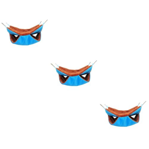 DOITOOL 3stücke Doppel-Layer-plüsch-Nest Für Eichhörnchen Und Zuckersäugetiere Warmes Dickes Schlafsack-hängemattenbett Für Haustiere Blau Für Kleine Nager Und Vögel DOITOOL 3stücke Doppel-Layer-plüsch-Nest Für Eichhörnchen Und Zuckersäugetiere Warmes Dickes Schlafsack-hängemattenbett Für Haustiere Blau Für Kleine Nager Und Vögel von DOITOOL