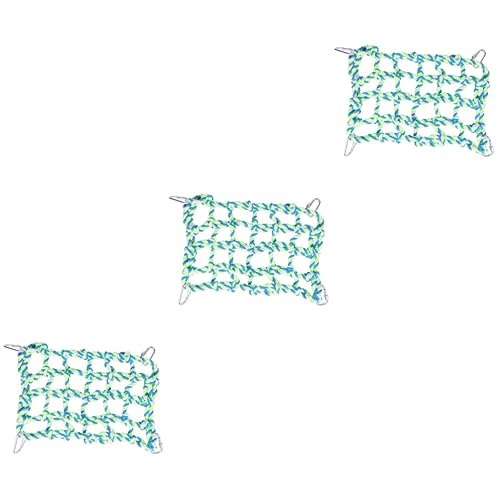 DOITOOL 3 Stücke Haustier Klettern Net Seil Papagei Schaukel Spielzeug Vogel Spielzeug Für Hamster Sittiche Papageien Sicher Für Vögel DOITOOL 3 Stücke Haustier Klettern Net Seil Papagei Schaukel Spielzeug Vogel Spielzeug Für Hamster Sittiche Papageien Sicher Für Vögel von DOITOOL