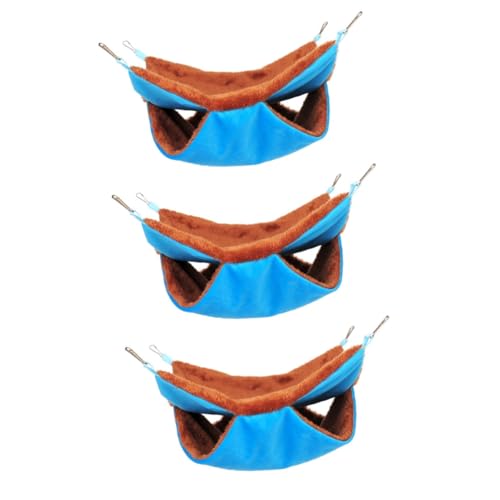 DOITOOL 3 Stücke Luxuriöse Segelflugzeug Eichhörnchen Hängematte Pet Rest Nest Dicke Weiche Bett Größe Für Vögel von DOITOOL